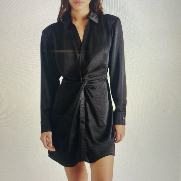 Steve Madden Dresses & Skirts - Steve Madden Twist Front Shirtdress